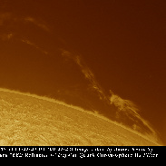 <font class="tempImageTitleThumbText">Huge Eruptive Prominences </font><br>James Kevin Ty <br>Jul 31 11:55am<br>Manila , Philippines 