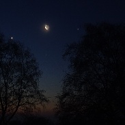 <font class="tempImageTitleThumbText">Venus, Jupiter And Moon</font><br>James Roger Samworth<br>Jan 31 2:18pm<br>Nailstone, Nuneaton, UK