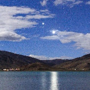 <font class="tempImageTitleThumbText">Venus And Jupiter</font><br>Jeff Dai<br>Jun 27 3:07am<br>Yamdrok Lake, Tibet, China
