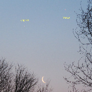 <font class="tempImageTitleThumbText">Jupiter, Venus, And The Moon</font><br>Jim Ruebush<br>Apr 27 1:35pm<br>Coralville, Iowa, USA
