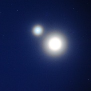 <font class="tempImageTitleThumbText">Venus-Jupiter-Mars Conjunction </font><br>Jimmy Westlake<br>Oct 25 7:05pm<br>Stagecoach, Colorado, USA