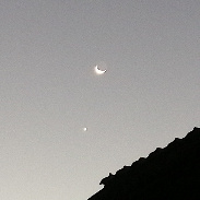 <font class="tempImageTitleThumbText">Waning Moon & Waxing Venus 2025</font><br>Joe Bindhardt<br>Sep 19 1:09pm<br>my balcony RLP