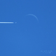 <font class="tempImageTitleThumbText">Plane With Moon-Venus Occultation, 17-Jun</font><br>John Harms<br>Jun 18 2:44am<br>Eugene, Oregon, USA