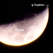 <font class="tempImageTitleThumbText">Moon Occults φ Sagittari </font><br>Jonathan Panlaqui<br>Oct 20 12:20am<br>Malolos City, Bulacan, Philippi