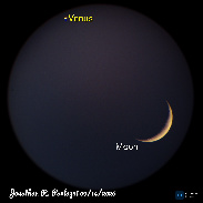 <font class="tempImageTitleThumbText">Venus-Moon Occultation </font><br>Jonathan Panlaqui<br>Sep 15 2:31am<br>Malolos City, Bulacan, Philippi