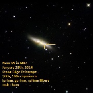 <font class="tempImageTitleThumbText">M82 Supernova</font><br>Josh Thum<br>Jan 23 11:13pm<br>Mount Prospect, Illinois