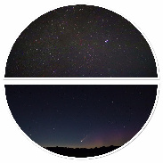 <font class="tempImageTitleThumbText">ETF 2/11/23 NEOWISE 7/13/20 Comparison</font><br>jim fantozzi<br>Feb 13 6:04am<br>interlochen michigan usa