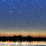 <font class="tempImageTitleThumbText">Venus, Jupiter, Mercury+ 1day Old Moon</font><br>jim hammer<br>Jun 16 4:31am<br>lake afton near wichita ks