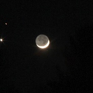 <font class="tempImageTitleThumbText">Mars, Venus And The Moon</font><br>Karl Kuehn<br>Feb 21 2:58am<br>Greene NY USA