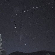 <font class="tempImageTitleThumbText">Comet Neowise And Meteor</font><br>Keith Roenspiess<br>Jul 24 3:44am<br>Nelson(Blewett), British Columb