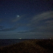 <font class="tempImageTitleThumbText">Venus And Regulus.</font><br>Kevan Hubbard<br>Oct 3 3:39pm<br>Flamborough Head, Yorkshire, En