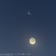 <font class="tempImageTitleThumbText">Crescent Moon Conjunction Of The Beehive </font><br>Khosro Jafarizadeh<br>Jun 18 5:12am<br>Karaj, Alborz, Iran