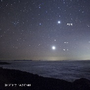 <font class="tempImageTitleThumbText">3 Planets ( Jupiter,Venus, Mars And Earth</font><br>Kouji Ohnishi<br>Nov 15 1:26am<br>SHIGA-Kougen, Nagano, Japan