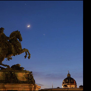 <font class="tempImageTitleThumbText">Jupiter, Moon, Venus</font><br>Kurt Varmuza<br>Feb 23 10:04am<br>Vienna, Austria, city center, H