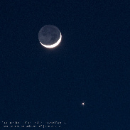 <font class="tempImageTitleThumbText">Conjunction Of Crescent Moon And Venus</font><br>khosro Jafarizadeh<br>Mar 25 1:15pm<br>Karaj, Alborz, Iran