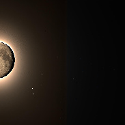 <font class="tempImageTitleThumbText">Moon And Pleiades Conjunction</font><br>Larry Stevens<br>Oct 28 4:08am<br>Portal, AZ, USA