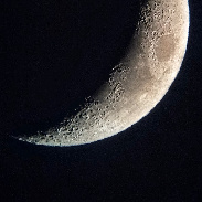 <font class="tempImageTitleThumbText">4.5 Day Old Waxing Moon</font><br>Les Brooks <br>Oct 15 7:21pm<br>Nerja, Andalusia, Spain.