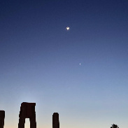 <font class="tempImageTitleThumbText">Jupiter -Moon - Venus Conjunction </font><br>Les Brooks<br>May 19 8:55pm<br>East Shore Village, Seaham, Dur