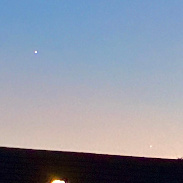 <font class="tempImageTitleThumbText">Venus And Jupiter Receeding</font><br>Les Brooks<br>Jun 14 10:39pm<br>East Shore Village, Seaham, Dur