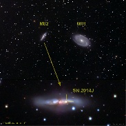 <font class="tempImageTitleThumbText">Supernova M82</font><br>Lorenzo Comolli<br>Jan 26 7:34pm<br>Armà, Italy