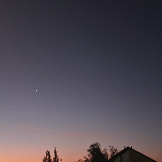 <font class="tempImageTitleThumbText"> Venus, Jupiter,  Cojunction After Nasty </font><br>Mario J. Avila (Retired)<br>May 30 11:05pm<br>Santiago. Chile.