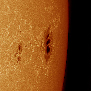 <font class="tempImageTitleThumbText">Old Sunspots Make Way To New Sunspots</font><br>Maximilian-Vlad Teodorescu<br>Jul 5 2:51pm<br>Magurele, Romania