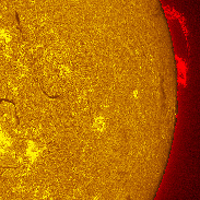 <font class="tempImageTitleThumbText">Huge Prominence Arch On The NW Limb Of Th</font><br>Michael Borman<br>Jun 20 9:10pm<br>Evansville, Indiana, USA