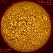 <font class="tempImageTitleThumbText">The Sun In H-alpha</font><br>Michael Borman<br>May 19 3:41pm<br>Evansville, Indiana, USA