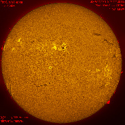 <font class="tempImageTitleThumbText">The Sun In H-alpha</font><br>Michael Borman<br>Jun 2 4:37pm<br>Evansville, Indiana, USA