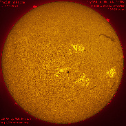 <font class="tempImageTitleThumbText">The Sun In H-alpha</font><br>Michael Borman<br>Jun 30 4:38pm<br>Evansville, Indiana, USA
