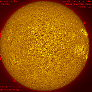 <font class="tempImageTitleThumbText">The Sun In H-alpha -Full Disk</font><br>Michael Borman<br>Jul 4 6:51pm<br>Evansville, Indiana, USA