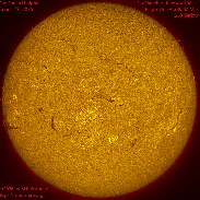 <font class="tempImageTitleThumbText">The Sun In H-alpha</font><br>Michael Borman<br>Aug 10 7:40pm<br>Evansville, Indiana, USA