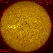<font class="tempImageTitleThumbText">The Sun In H-alpha Full Disk</font><br>Michael Borman<br>Aug 23 6:33pm<br>Evansville, Indiana, USA