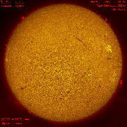 <font class="tempImageTitleThumbText">The Sun In H-alpha</font><br>Michael Borman<br>Sep 30 9:14pm<br>Evansville, Indiana, USA