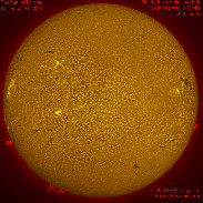 <font class="tempImageTitleThumbText">The Sun In H-alpha</font><br>Michael Borman<br>Dec 21 9:51pm<br>Evansville, Indiana, USA