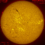 <font class="tempImageTitleThumbText">The Sun In H-alpha - Full Disk</font><br>mfborman@yahoo.com<br>Aug 29 6:33pm<br>Evansville, Indiana, USA