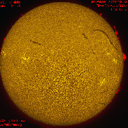 <font class="tempImageTitleThumbText">The Sun In H-alpha</font><br>mfborman@yahoo.com<br>Sep 3 11:10pm<br>Evansville, Indiana, USA
