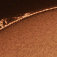 <font class="tempImageTitleThumbText">Sun In H-alpha</font><br>Pat P.<br>Oct 16 4:15pm<br>Pittsburgh, PA USA