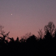 <font class="tempImageTitleThumbText">Venus-Mercury Conjunction</font><br>Paul Klauninger<br>Jan 11 7:02pm<br>Lanark Highlands, Ontario, Cana