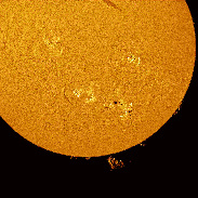 <font class="tempImageTitleThumbText">Solar Spots And Prominences</font><br>Paul Schulz<br>Jun 28 3:08am<br>Safford, AZ USA