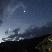 <font class="tempImageTitleThumbText">Moon-Jupiter Conjunction.</font><br>Peter Lowenstein<br>May 22 7:47am<br>Mutare, Zimbabwe