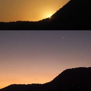 <font class="tempImageTitleThumbText">Sun, Moon, Mercury And Mars Setting (Pt1)</font><br>Peter Lowenstein<br>Jul 6 9:02am<br>Mutare, Zimbabwe