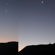<font class="tempImageTitleThumbText">Young Moon Ascends Alignment Of Planets</font><br>Peter Lowenstein<br>Jun 20 6:27pm<br>Mutare, Zimbabwe