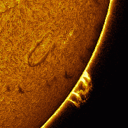<font class="tempImageTitleThumbText">Nice Solar Prominence On Solstice Day</font><br>Peter Rosén<br>Jun 21 10:59pm<br>Central Stockholm, Sweden
