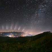 <font class="tempImageTitleThumbText">Path Of Comet NEOWISE Over High Tatras</font><br>Petr Horálek, Tomáš Slovinský<br>Aug 25 11:49pm<br>Kozi Kamen, Slovakia