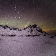 <font class="tempImageTitleThumbText">Geminid Meteor</font><br>Philip Eaglesfield<br>Dec 14 2:19am<br>Vestrahorn, Iceland