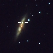 <font class="tempImageTitleThumbText">Galaxy M82 + Supernova SN2014J</font><br>Ponsard Pierre<br>Jan 25 6:12pm<br>La Fosse Observatory (Manhay-Be