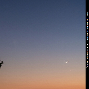 <font class="tempImageTitleThumbText">Jupiter, Venus, The Crescent Moon</font><br>Raffaello Lena<br>Jun 16 10:52pm<br>Rome Italy