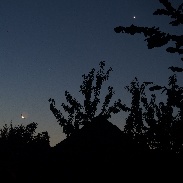 <font class="tempImageTitleThumbText">Moon, Venus And Mars In The Morning Sky</font><br>Rainer Wagner<br>Sep 12 10:09pm<br>Jülich, Germany