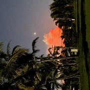 <font class="tempImageTitleThumbText">Venus And The Volcanic Eruption Lava Glow</font><br>Randall Bruner<br>Jul 29 7:45am<br>Lower Puna district of the Big 